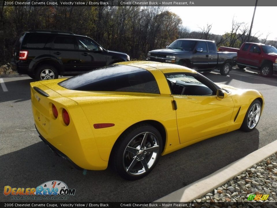 2006 Chevrolet Corvette Coupe Velocity Yellow / Ebony Black Photo #8