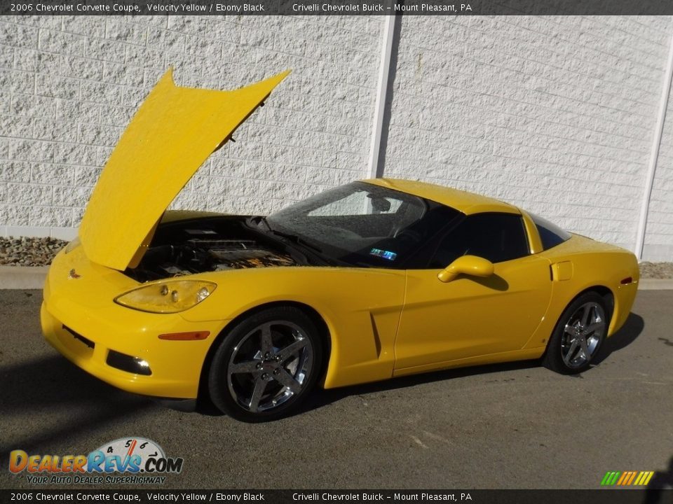 2006 Chevrolet Corvette Coupe Velocity Yellow / Ebony Black Photo #12