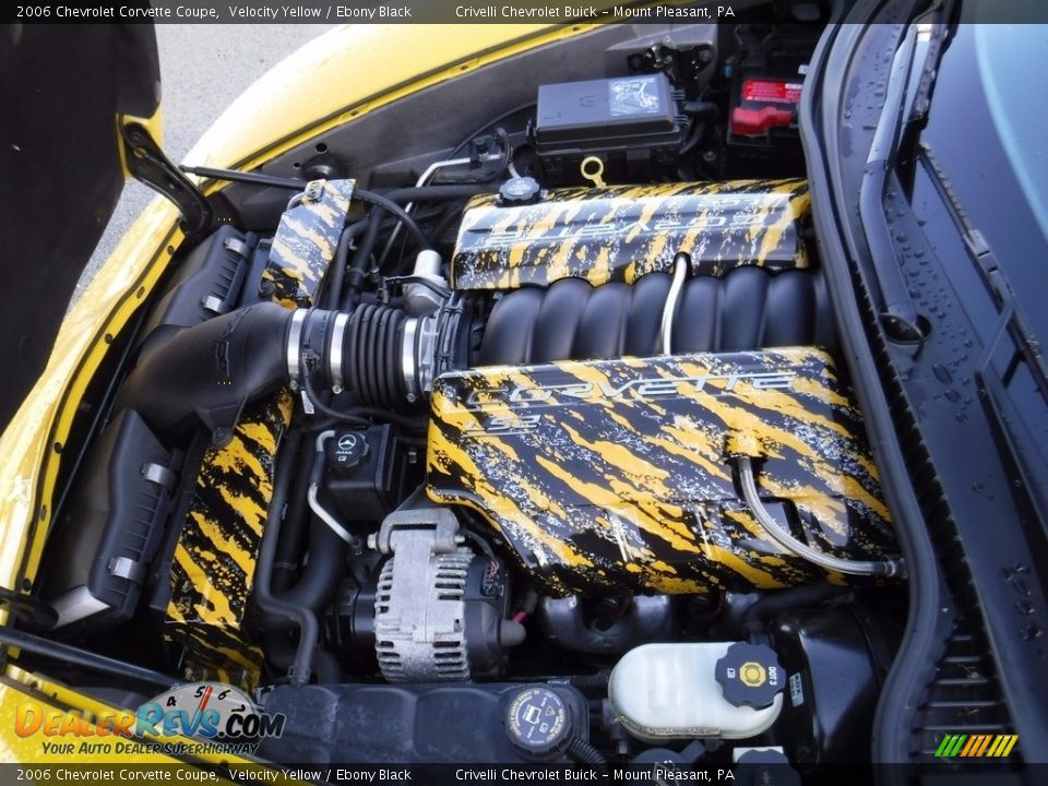 2006 Chevrolet Corvette Coupe Velocity Yellow / Ebony Black Photo #13