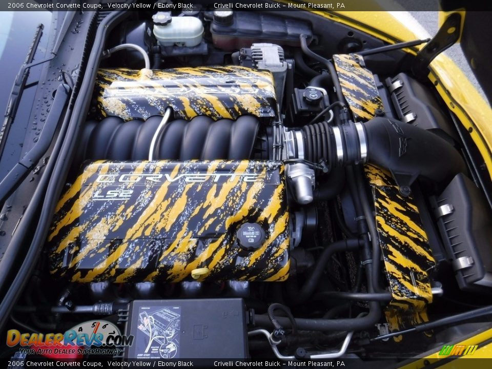2006 Chevrolet Corvette Coupe Velocity Yellow / Ebony Black Photo #14