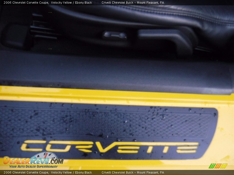2006 Chevrolet Corvette Coupe Velocity Yellow / Ebony Black Photo #21