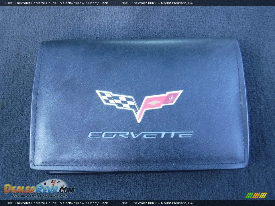2006 Chevrolet Corvette Coupe Velocity Yellow / Ebony Black Photo #35