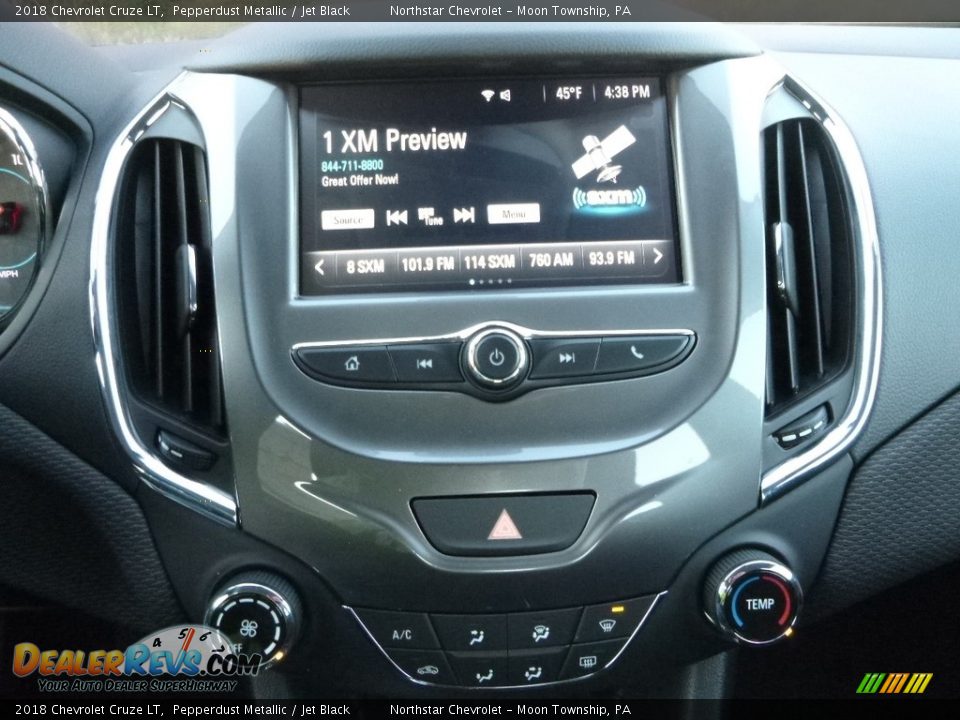 2018 Chevrolet Cruze LT Pepperdust Metallic / Jet Black Photo #18