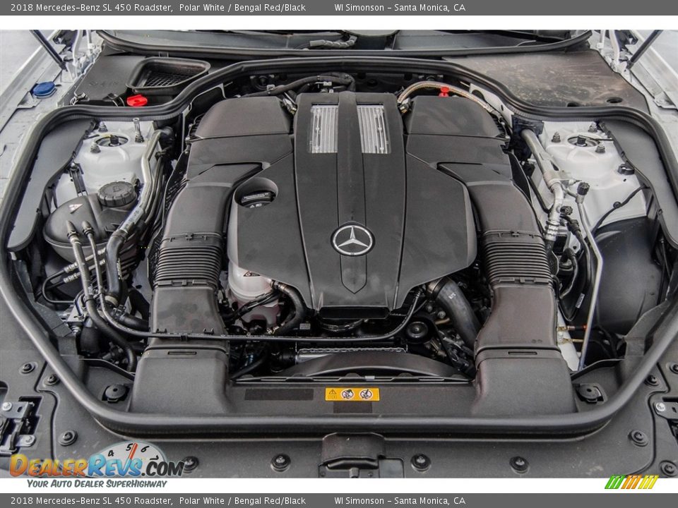 2018 Mercedes-Benz SL 450 Roadster 3.0 Liter DI biturbo DOHC 24-Valve VVT V6 Engine Photo #8