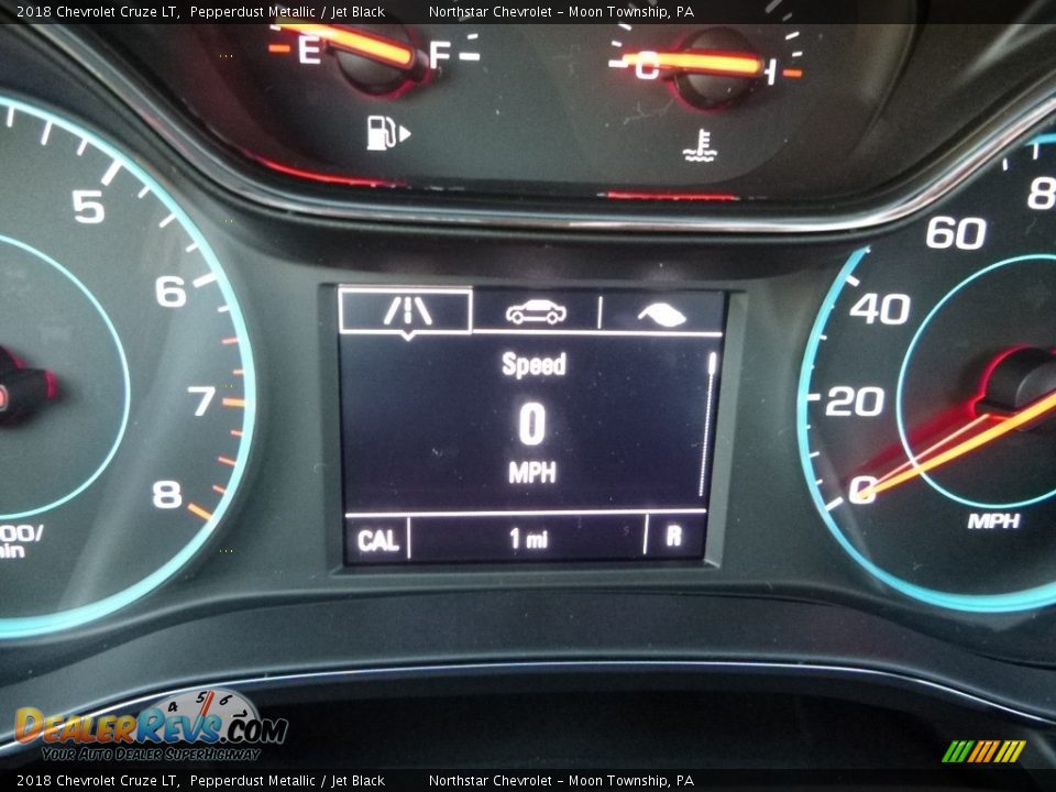 2018 Chevrolet Cruze LT Pepperdust Metallic / Jet Black Photo #20