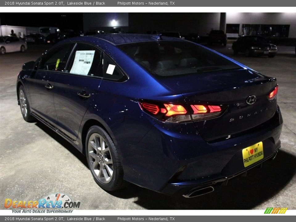 2018 Hyundai Sonata Sport 2.0T Lakeside Blue / Black Photo #5