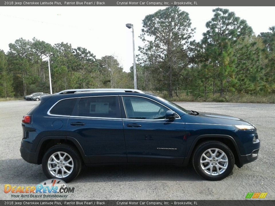 2018 Jeep Cherokee Latitude Plus Patriot Blue Pearl / Black Photo #6