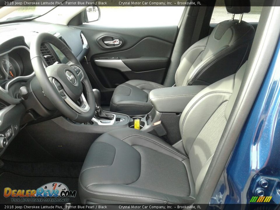 2018 Jeep Cherokee Latitude Plus Patriot Blue Pearl / Black Photo #9