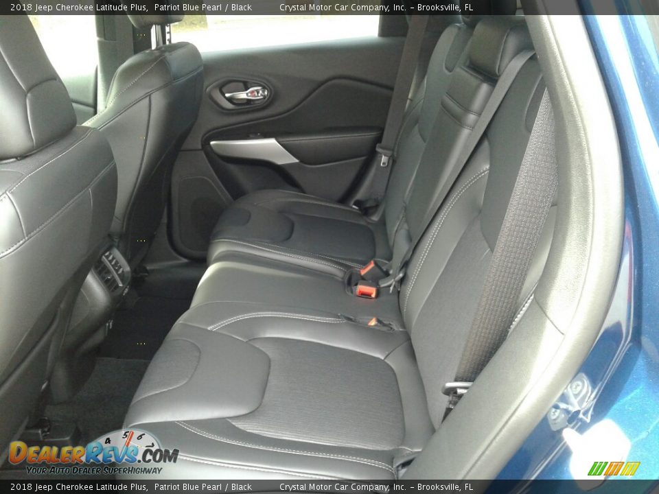 2018 Jeep Cherokee Latitude Plus Patriot Blue Pearl / Black Photo #10