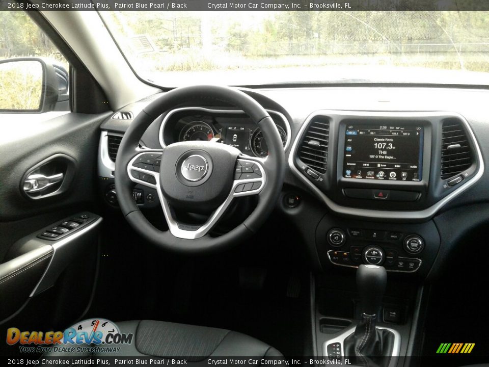 2018 Jeep Cherokee Latitude Plus Patriot Blue Pearl / Black Photo #13