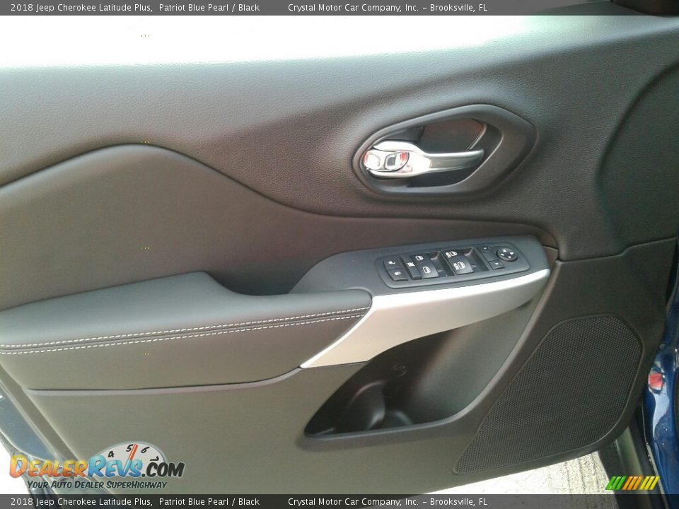 2018 Jeep Cherokee Latitude Plus Patriot Blue Pearl / Black Photo #17