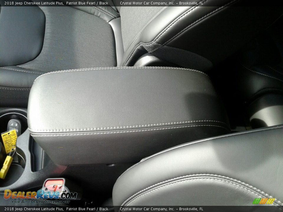 2018 Jeep Cherokee Latitude Plus Patriot Blue Pearl / Black Photo #18