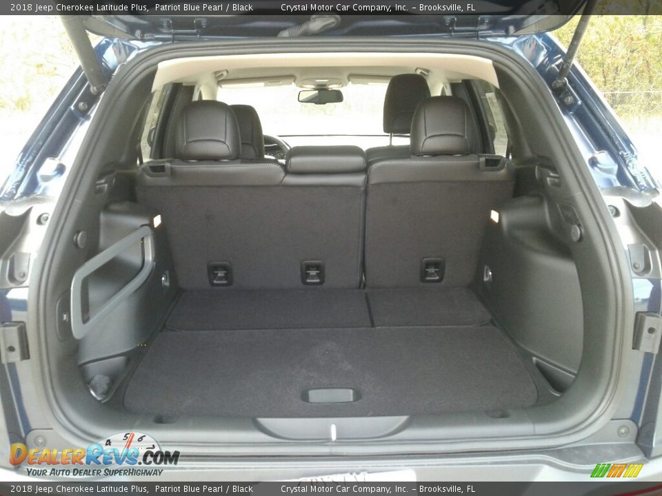2018 Jeep Cherokee Latitude Plus Patriot Blue Pearl / Black Photo #19