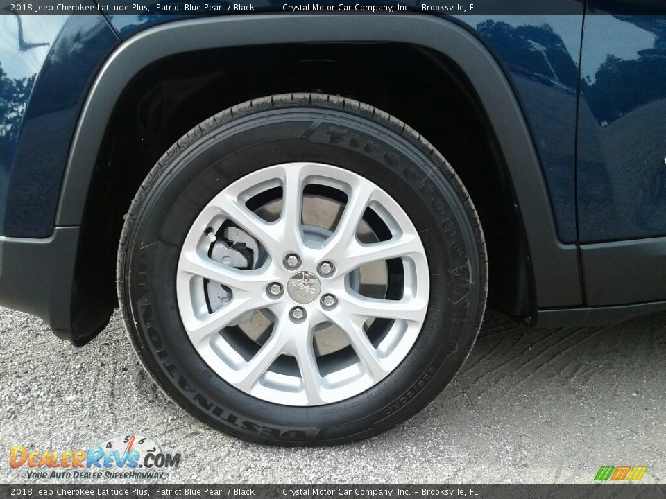 2018 Jeep Cherokee Latitude Plus Patriot Blue Pearl / Black Photo #20