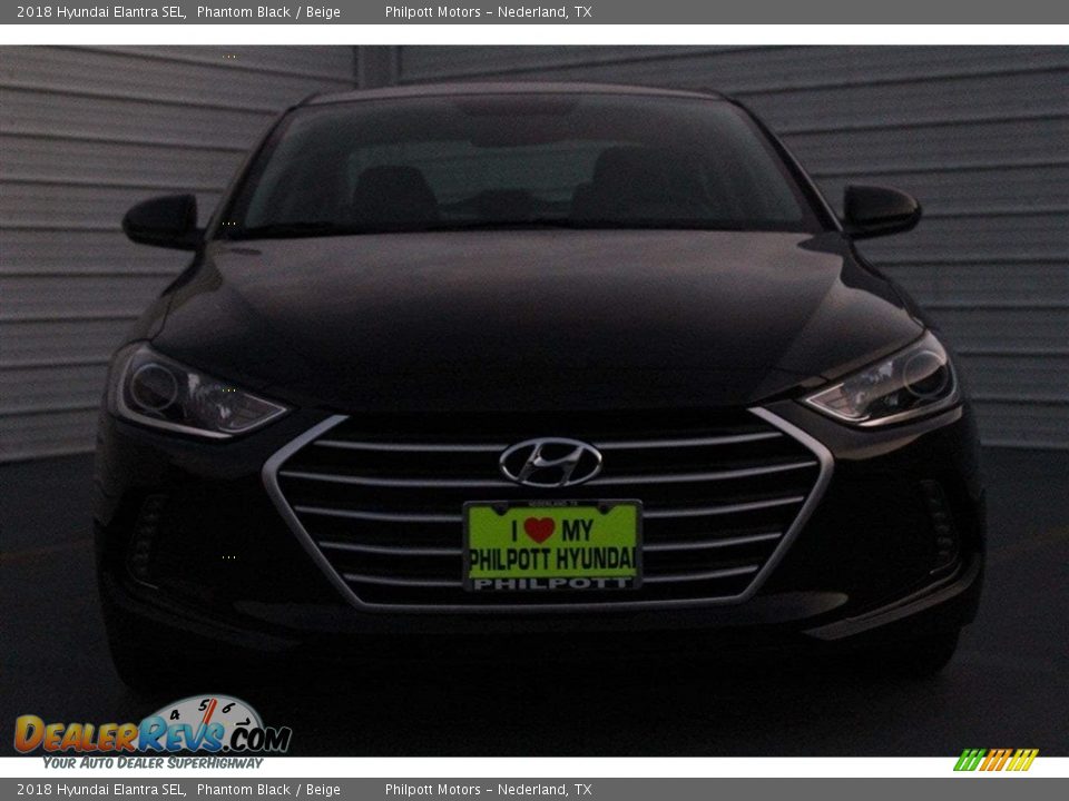 2018 Hyundai Elantra SEL Phantom Black / Beige Photo #2