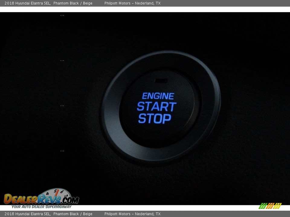 2018 Hyundai Elantra SEL Phantom Black / Beige Photo #13