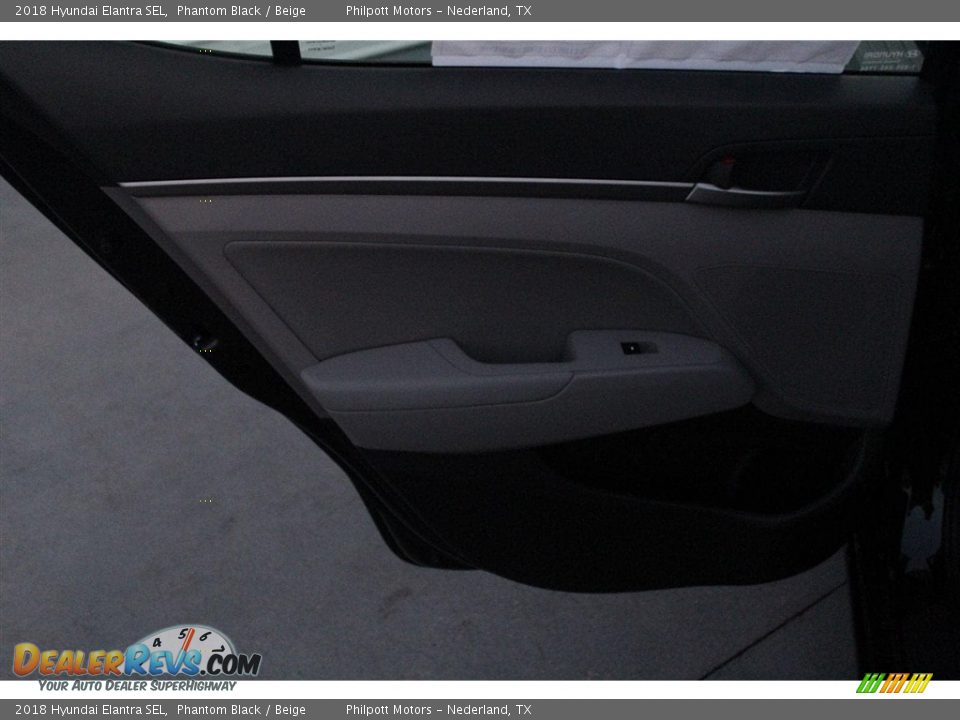 2018 Hyundai Elantra SEL Phantom Black / Beige Photo #19