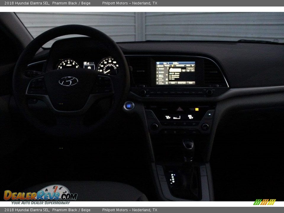 2018 Hyundai Elantra SEL Phantom Black / Beige Photo #21