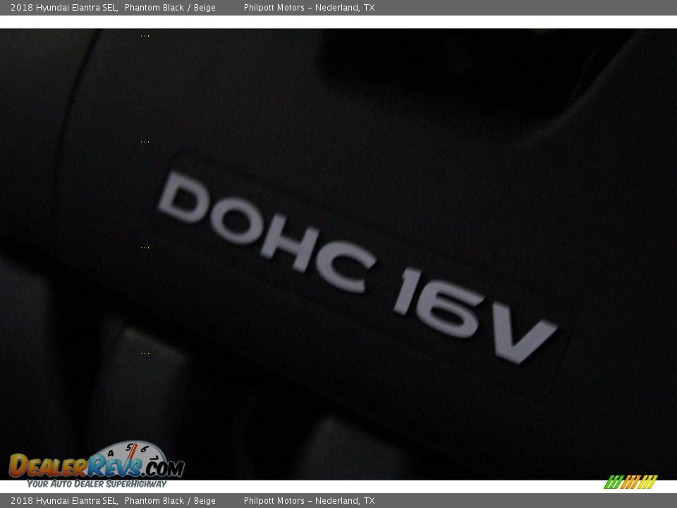 2018 Hyundai Elantra SEL Phantom Black / Beige Photo #24