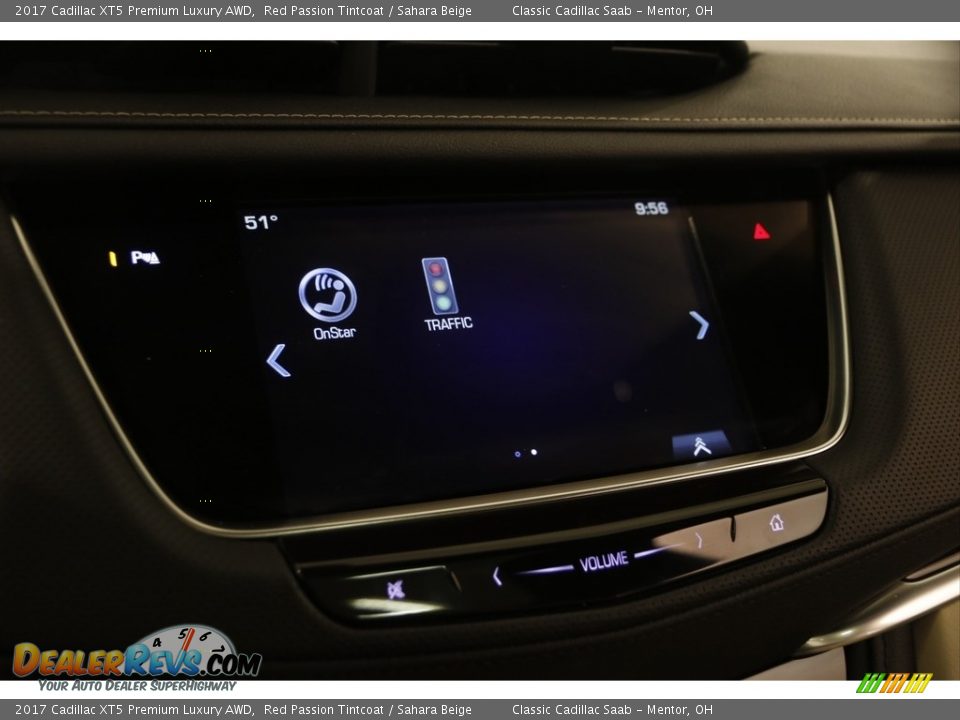 2017 Cadillac XT5 Premium Luxury AWD Red Passion Tintcoat / Sahara Beige Photo #13