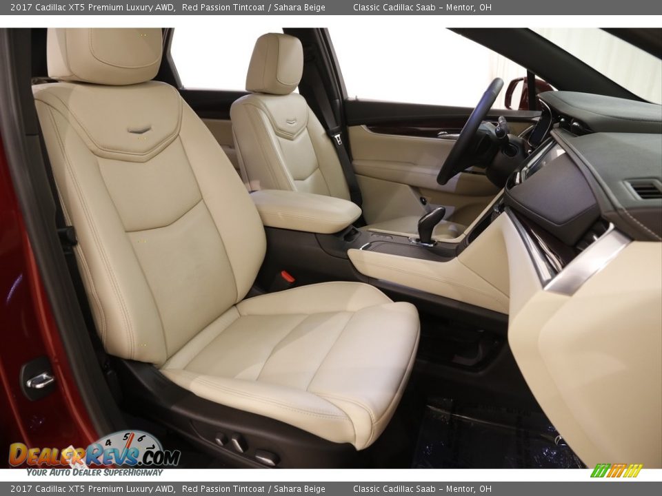 2017 Cadillac XT5 Premium Luxury AWD Red Passion Tintcoat / Sahara Beige Photo #16
