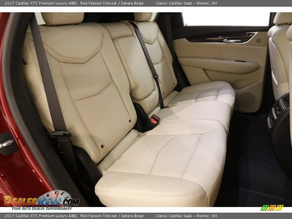 2017 Cadillac XT5 Premium Luxury AWD Red Passion Tintcoat / Sahara Beige Photo #17