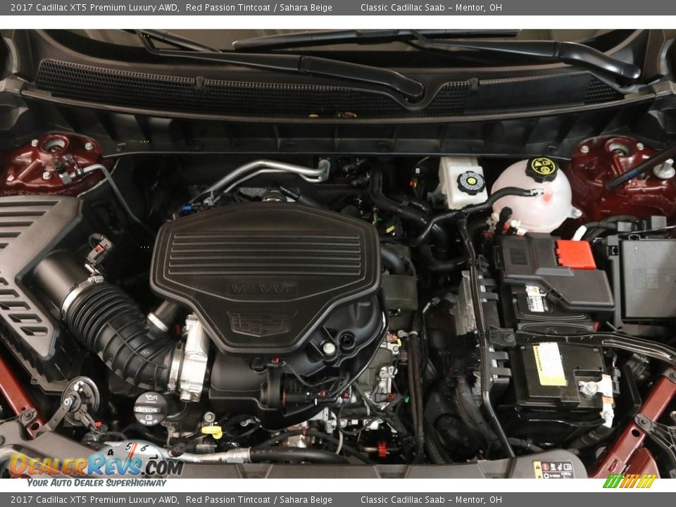 2017 Cadillac XT5 Premium Luxury AWD Red Passion Tintcoat / Sahara Beige Photo #20