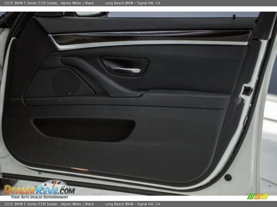 2015 BMW 5 Series 528i Sedan Alpine White / Black Photo #22