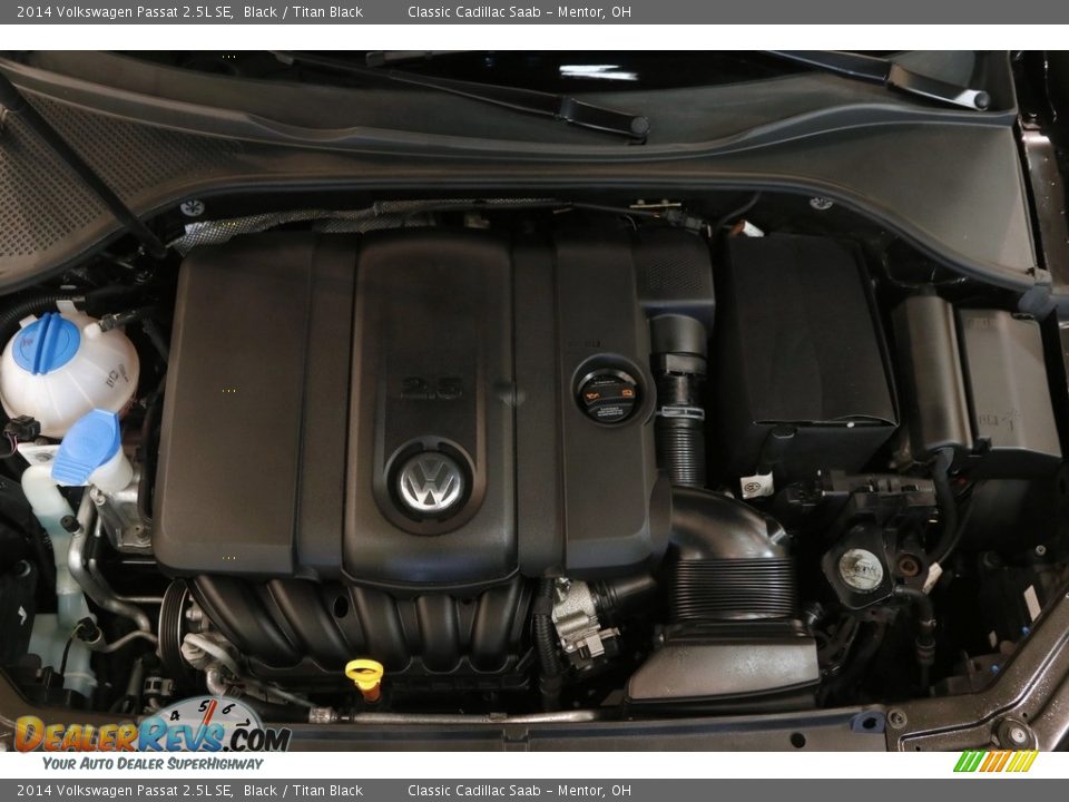 2014 Volkswagen Passat 2.5L SE Black / Titan Black Photo #20