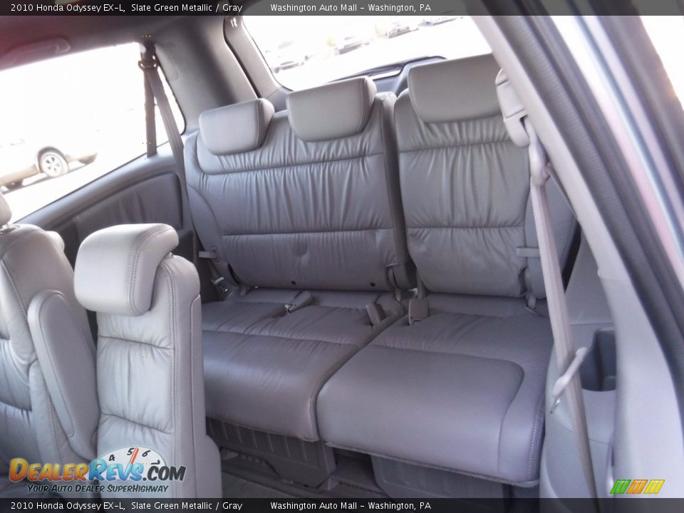 2010 Honda Odyssey EX-L Slate Green Metallic / Gray Photo #27