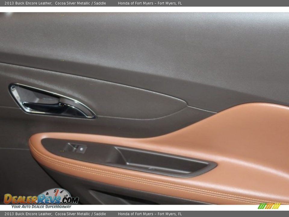 2013 Buick Encore Leather Cocoa Silver Metallic / Saddle Photo #26