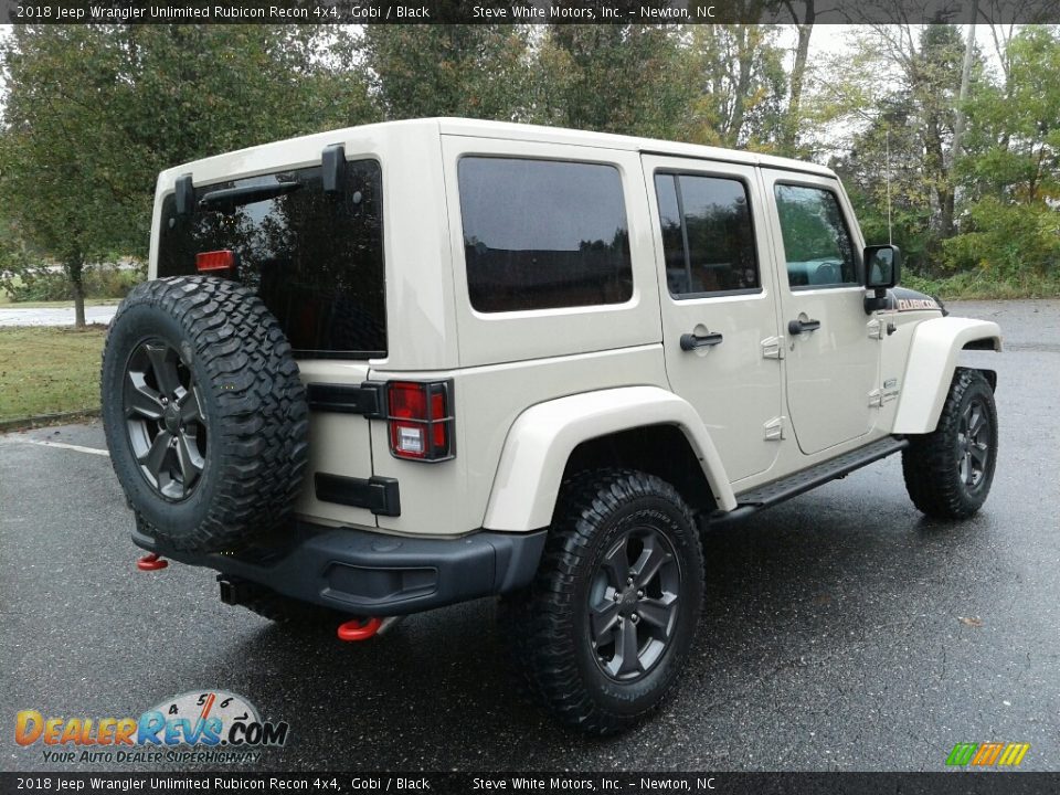 2018 Jeep Wrangler Unlimited Rubicon Recon 4x4 Gobi / Black Photo #6