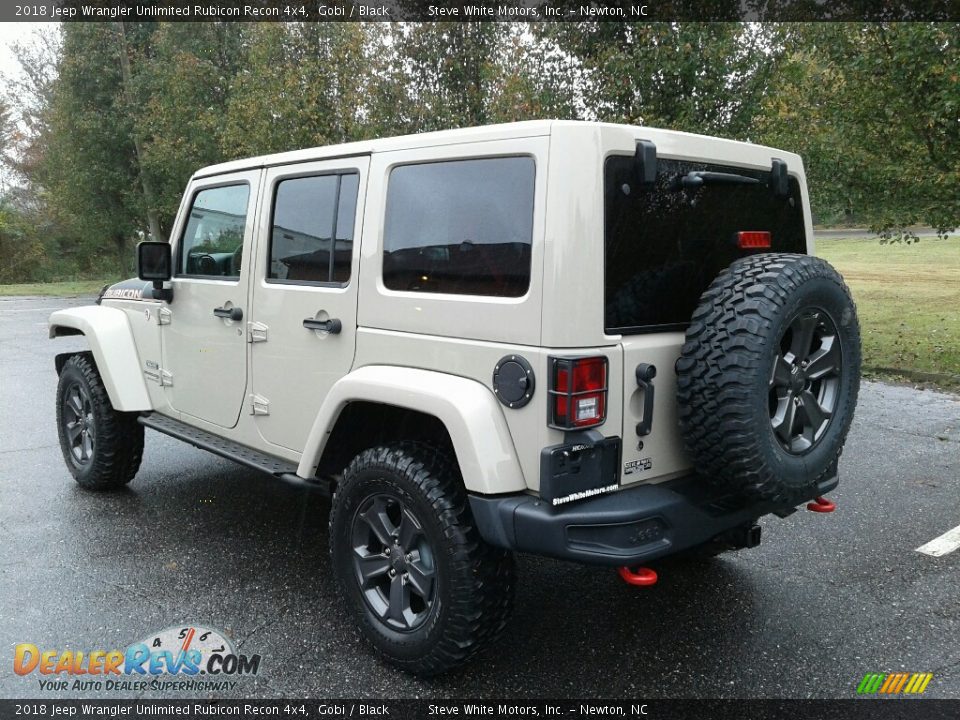 2018 Jeep Wrangler Unlimited Rubicon Recon 4x4 Gobi / Black Photo #8