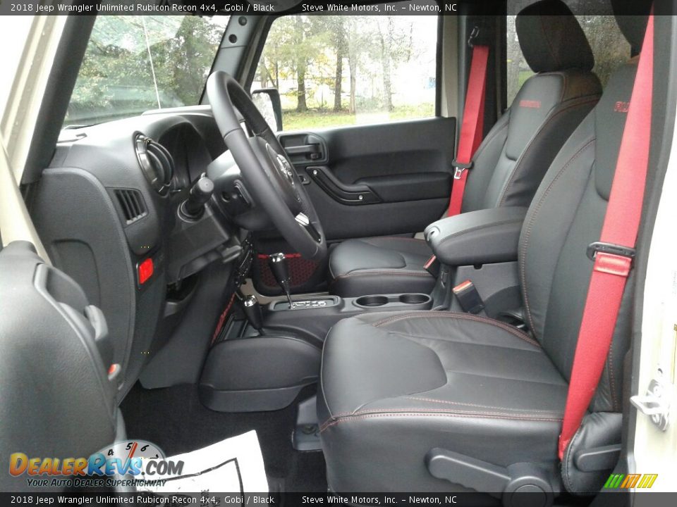 Black Interior - 2018 Jeep Wrangler Unlimited Rubicon Recon 4x4 Photo #9