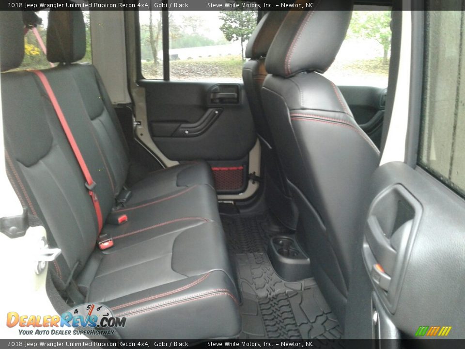 Rear Seat of 2018 Jeep Wrangler Unlimited Rubicon Recon 4x4 Photo #12