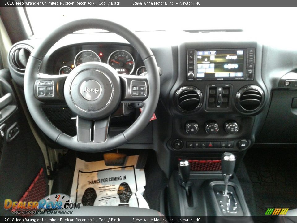 Dashboard of 2018 Jeep Wrangler Unlimited Rubicon Recon 4x4 Photo #26