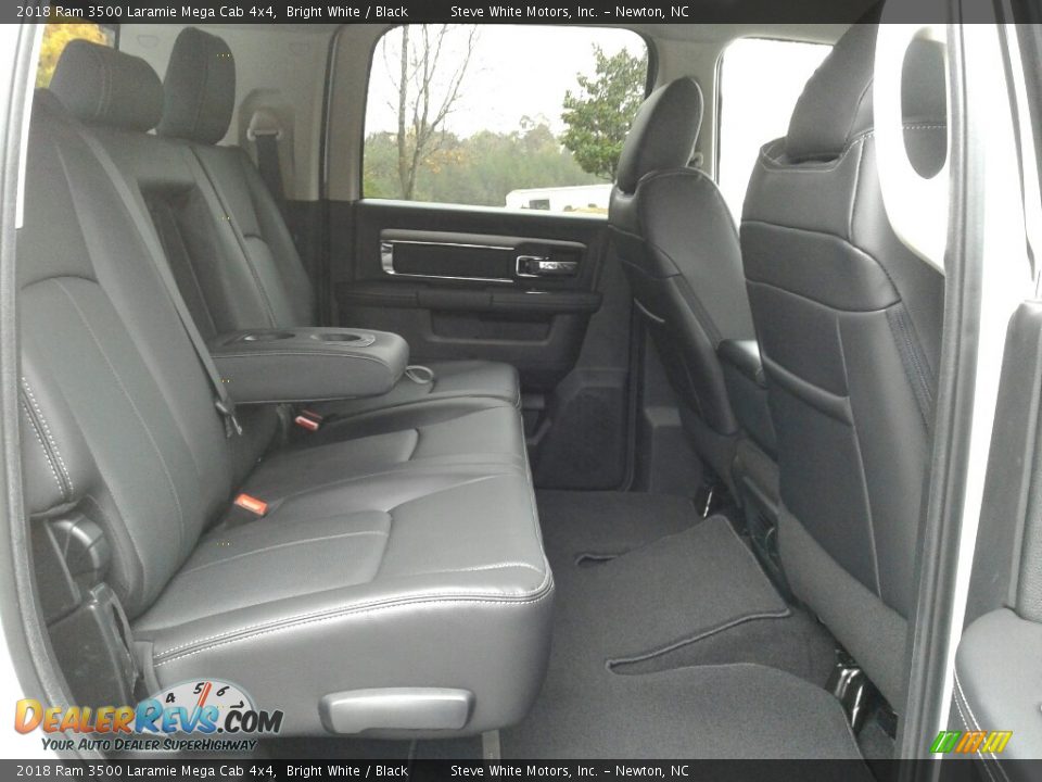 Rear Seat of 2018 Ram 3500 Laramie Mega Cab 4x4 Photo #13