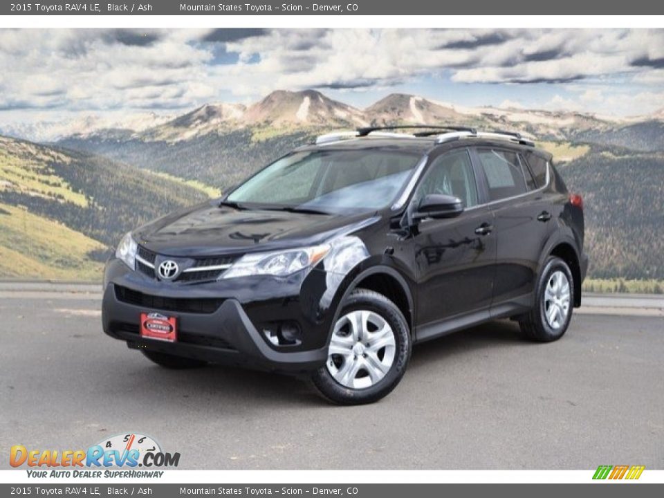 2015 Toyota RAV4 LE Black / Ash Photo #5