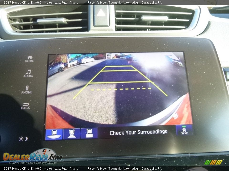 2017 Honda CR-V EX AWD Molten Lava Pearl / Ivory Photo #15