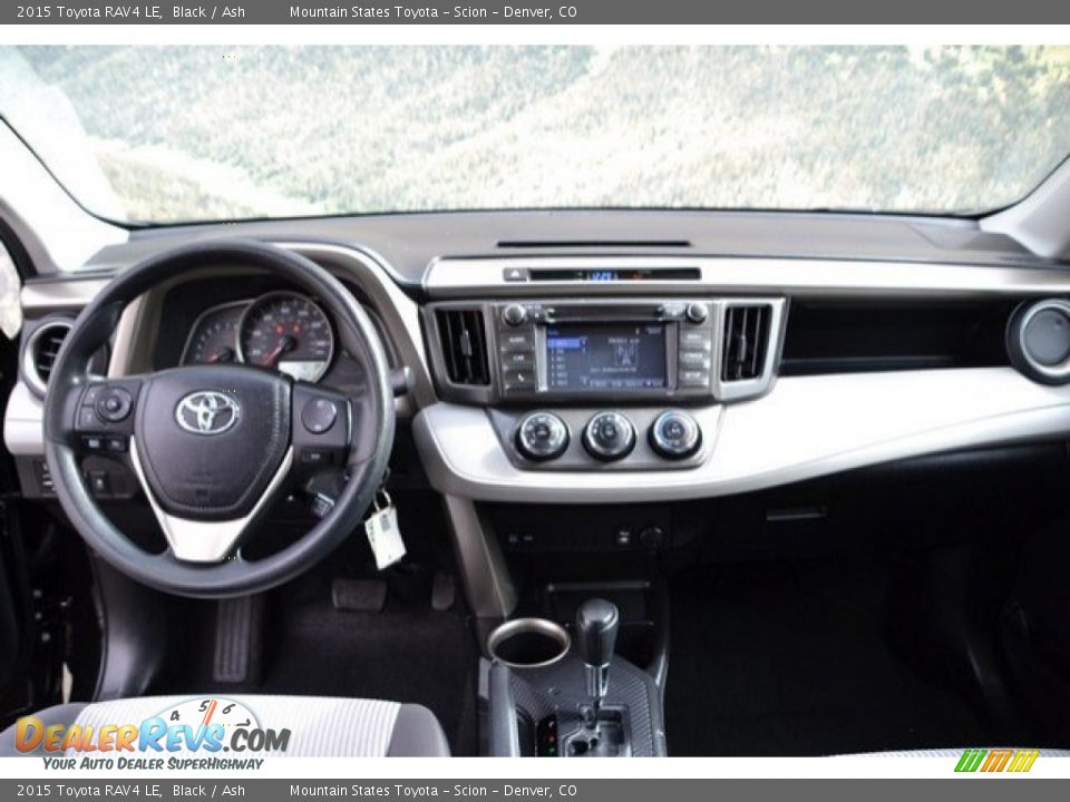 2015 Toyota RAV4 LE Black / Ash Photo #13