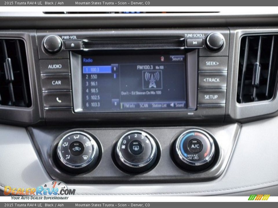 2015 Toyota RAV4 LE Black / Ash Photo #15