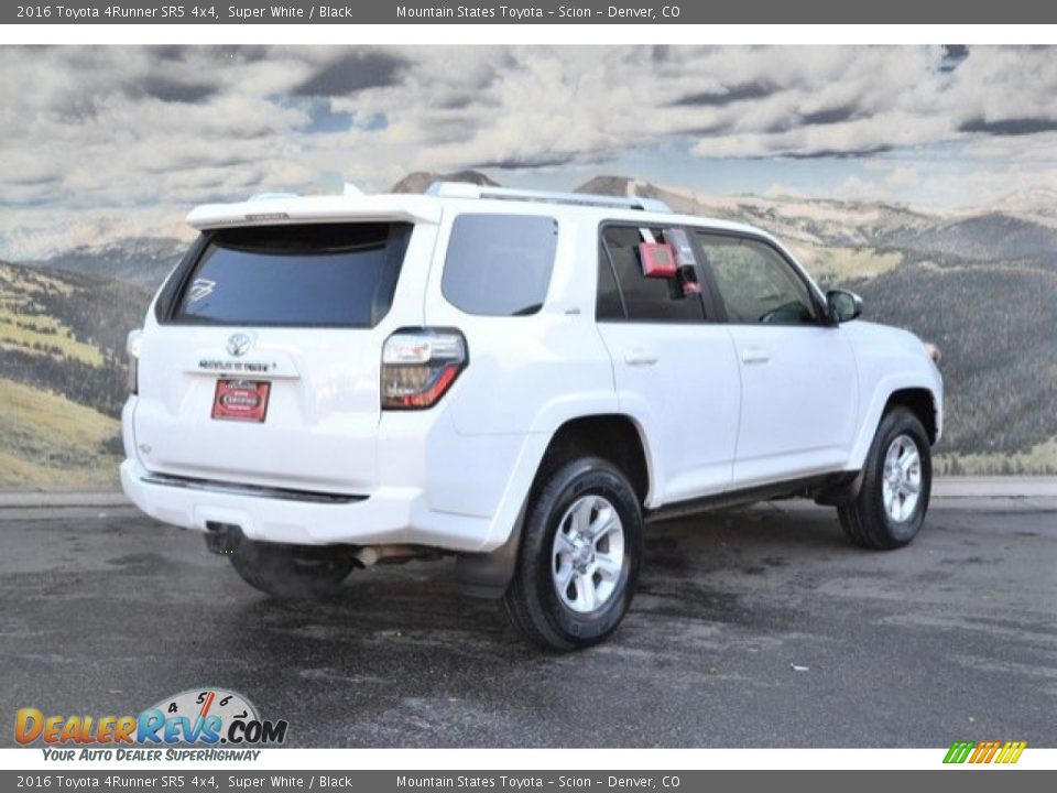 2016 Toyota 4Runner SR5 4x4 Super White / Black Photo #3