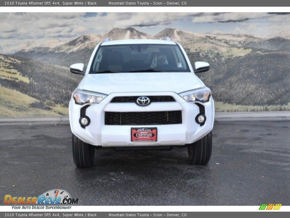 2016 Toyota 4Runner SR5 4x4 Super White / Black Photo #4