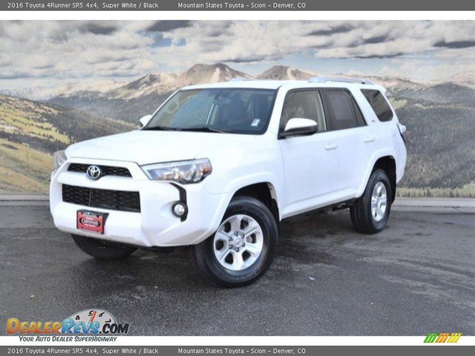2016 Toyota 4Runner SR5 4x4 Super White / Black Photo #5