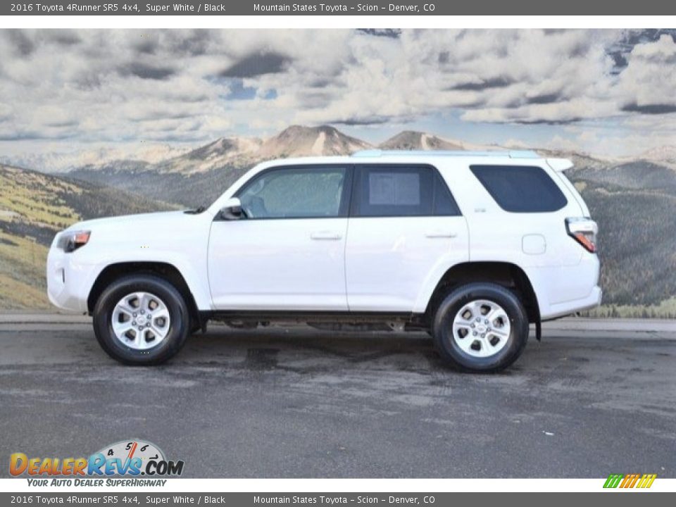 2016 Toyota 4Runner SR5 4x4 Super White / Black Photo #6