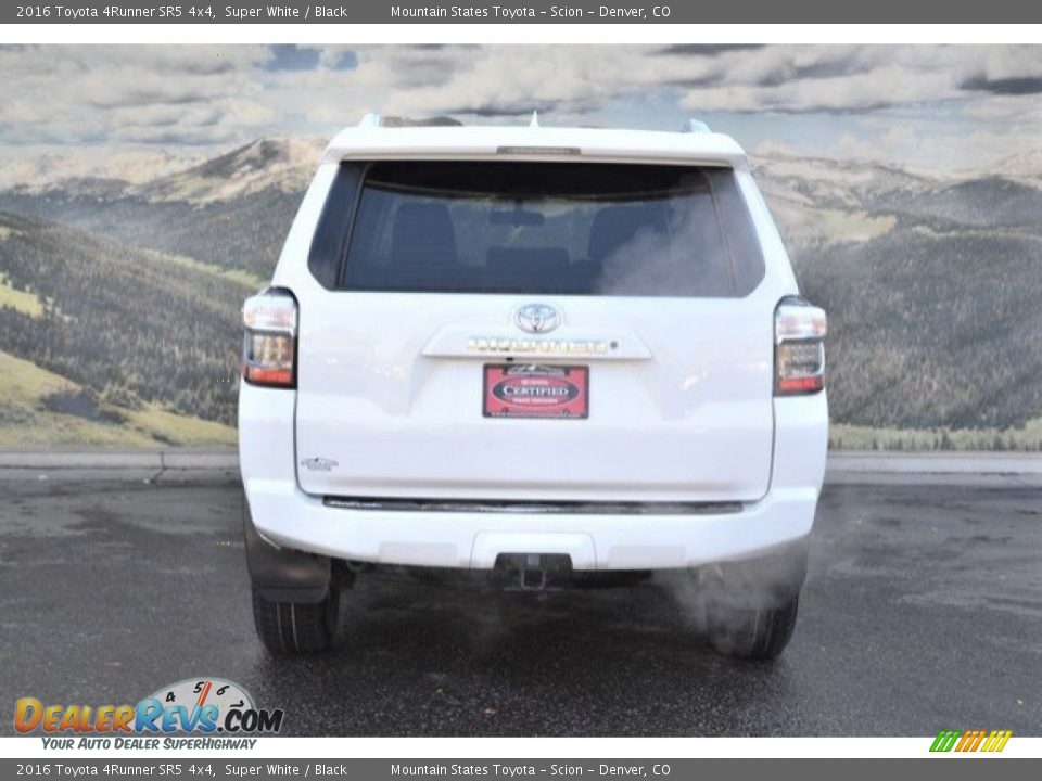 2016 Toyota 4Runner SR5 4x4 Super White / Black Photo #9