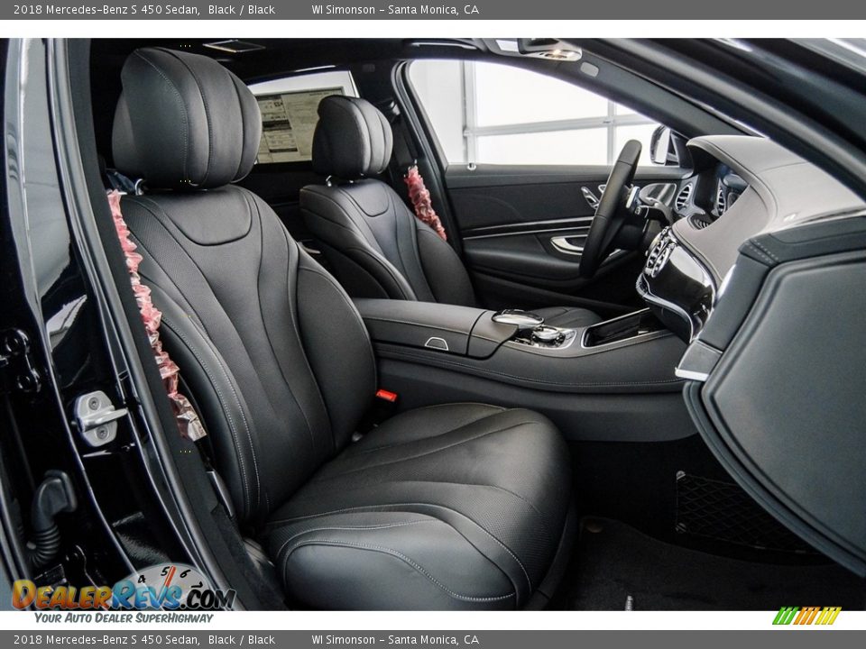 2018 Mercedes-Benz S 450 Sedan Black / Black Photo #2
