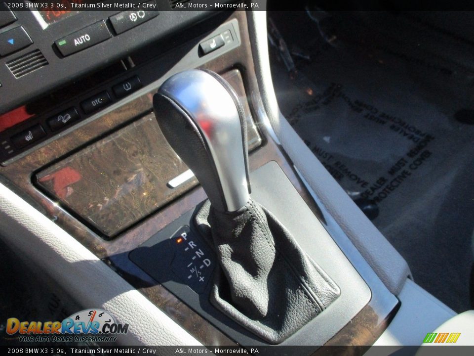 2008 BMW X3 3.0si Titanium Silver Metallic / Grey Photo #14