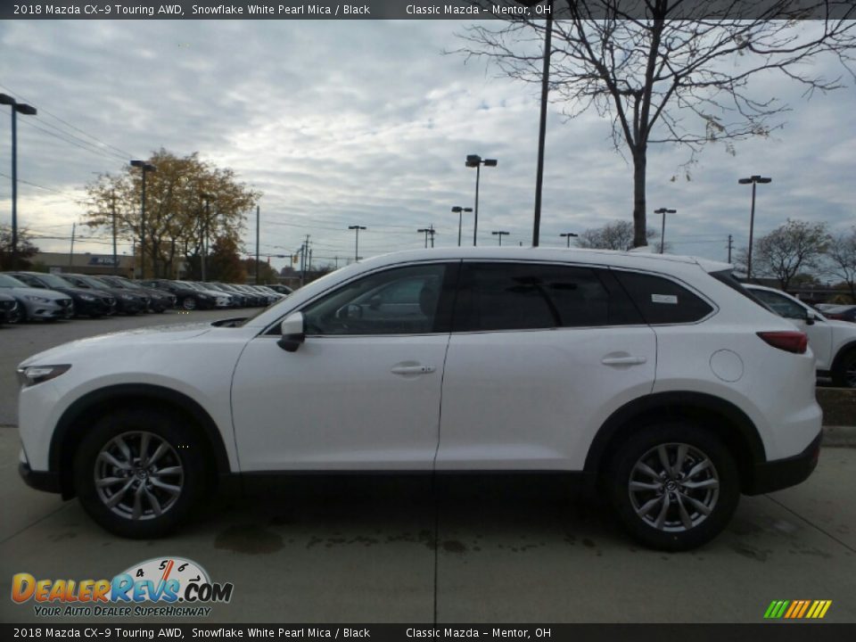 2018 Mazda CX-9 Touring AWD Snowflake White Pearl Mica / Black Photo #2