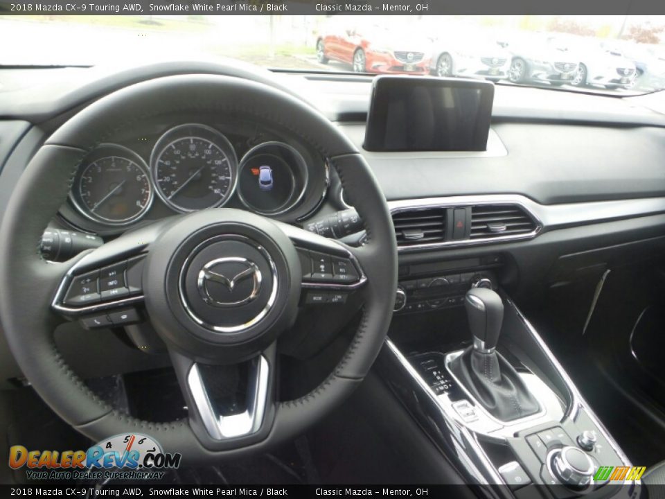 2018 Mazda CX-9 Touring AWD Snowflake White Pearl Mica / Black Photo #3